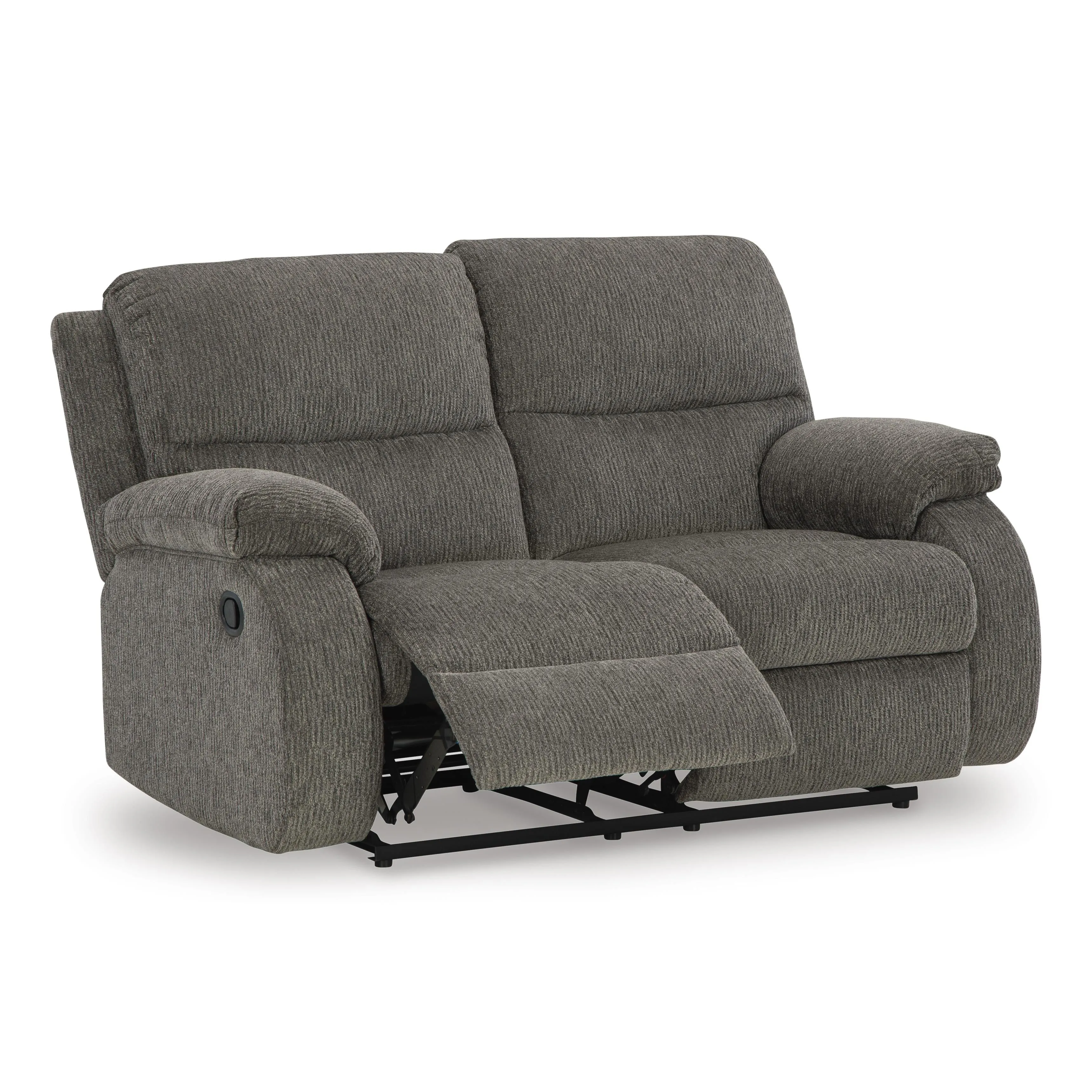 Signature Design by Ashley Scranto Reclining Fabric Loveseat 6650286C