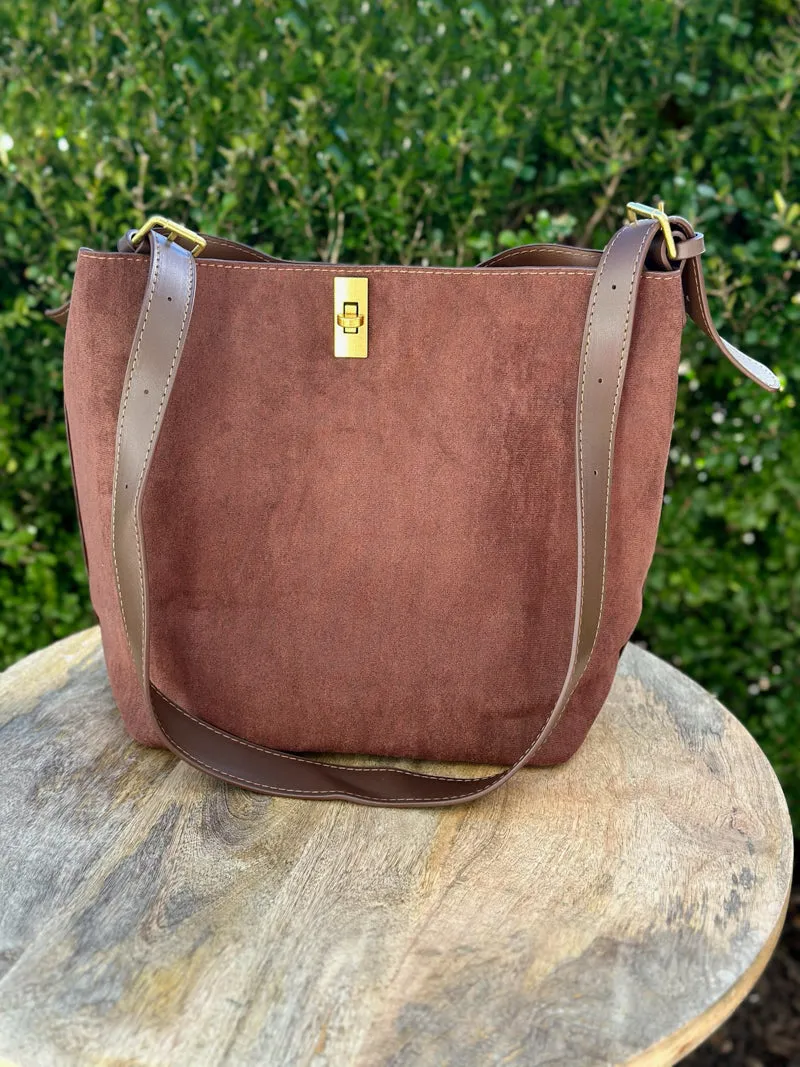 Softscape Bucket Bag - Coffee