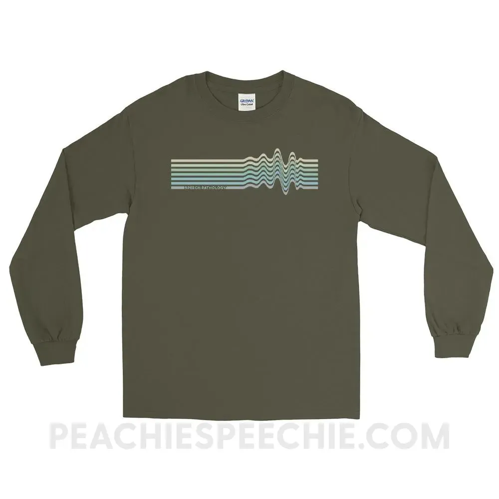 Sound Waves Long Sleeve Tee