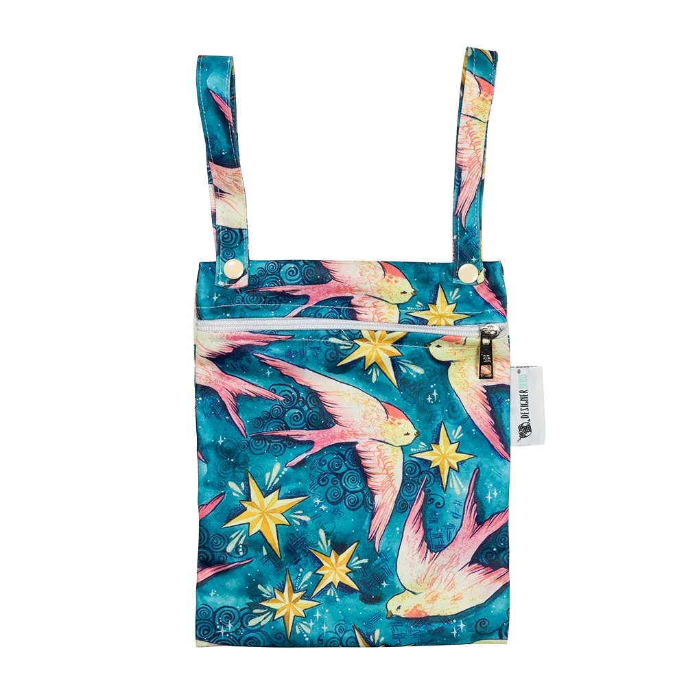 Star Swallows Mini Wet Bag - Double Handle