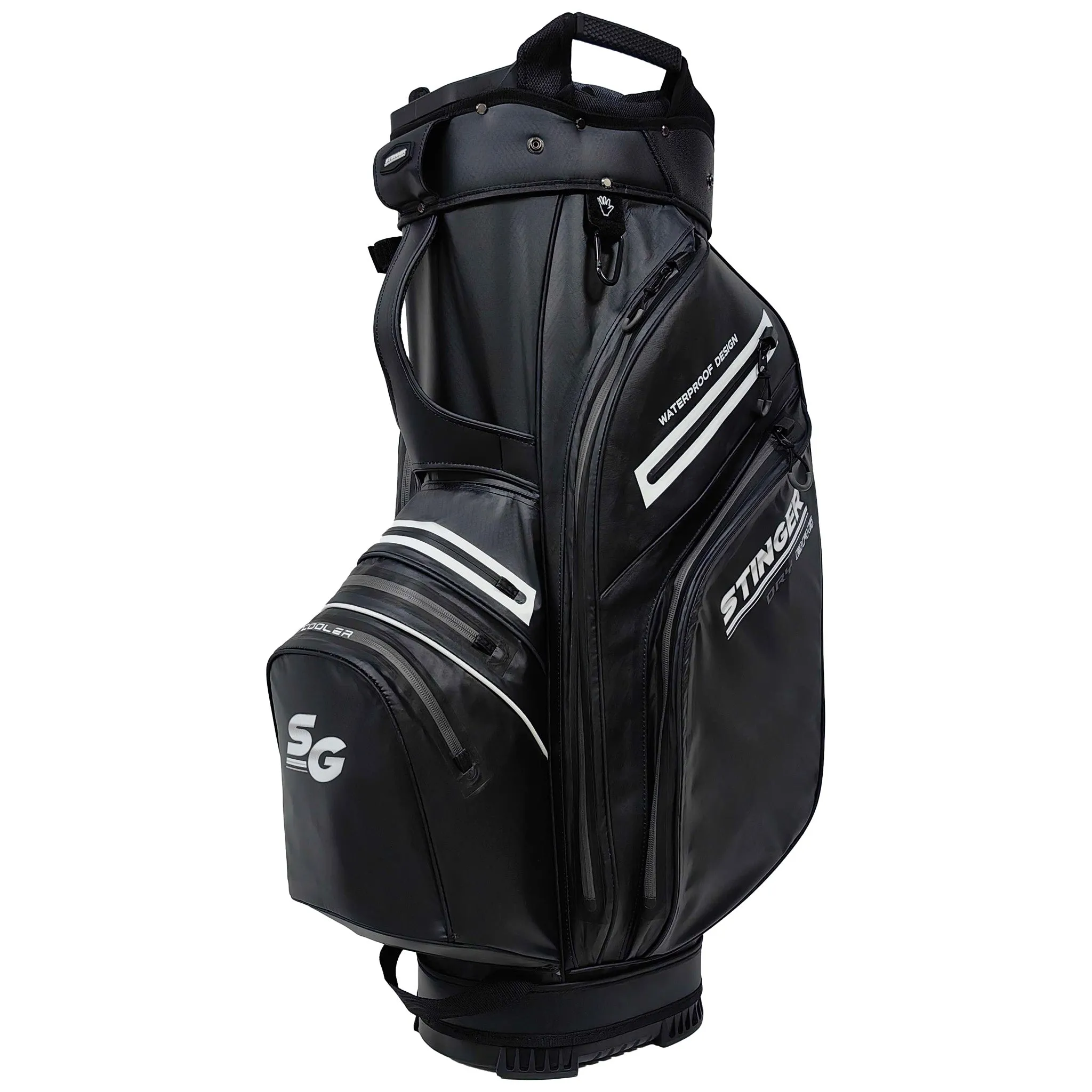 Stinger Waterproof Golf Bag Version 2 - Black/Grey