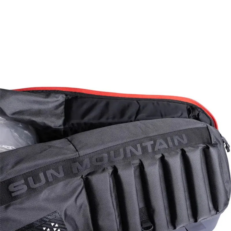 SUN MOUNTAIN Kube Travel Cover (Steel/Black/Red)