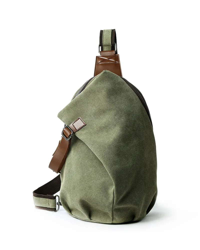 Techwear Canvas Sling Backpack