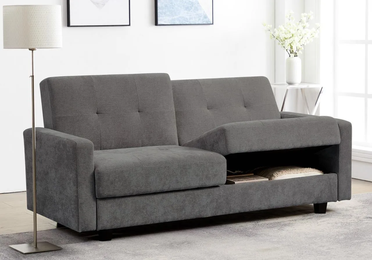 Teme Sofabed - Dark Grey 3 Seater - 194 CM