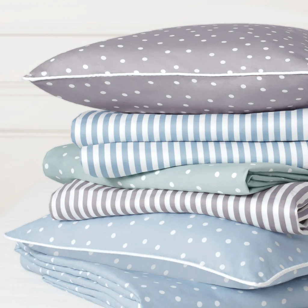 The French Blue Striped Sheet Set