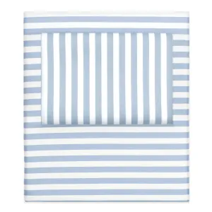 The French Blue Striped Sheet Set