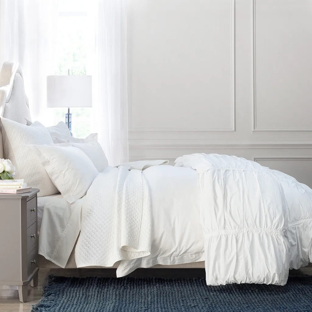 The Soft White 400 Thread Count Cotton Sheets