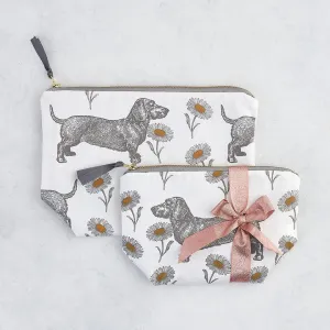 Thornback & Peel - Cosmetic/Make-Up Bag - Dog & Daisy - Available In 2 Sizes