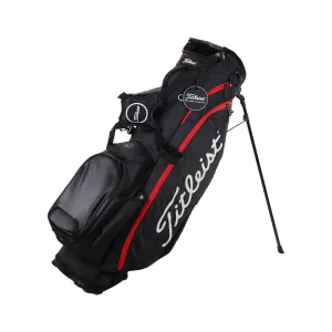 TITLEIST Players 5 Stand Bag (Black/Black/Red)