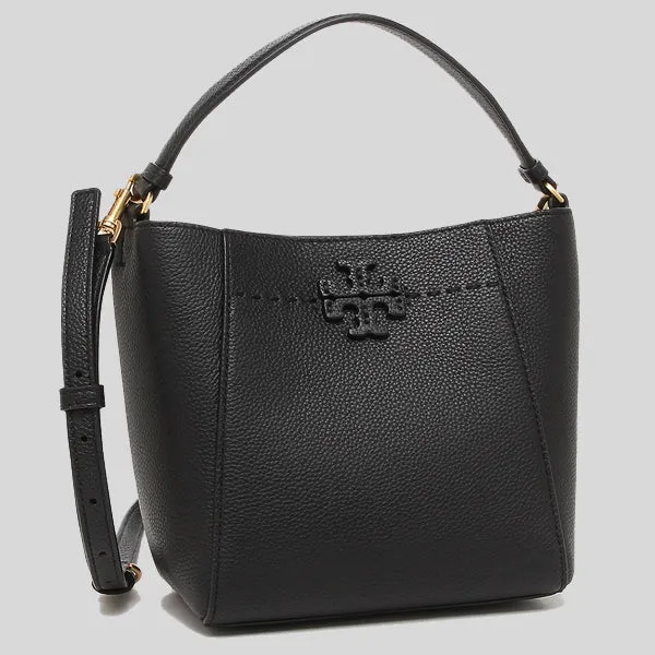 TORY BURCH Small McGraw Bucket Bag Black 74956