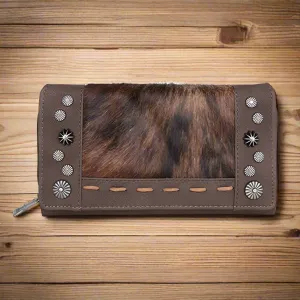 Trinity Ranch Hair-On Cowhide Wallet