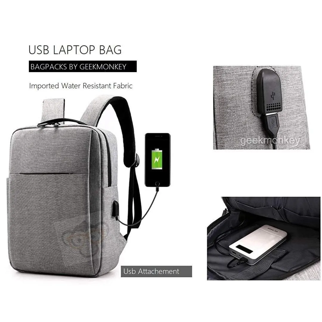 USB Charging Laptop Bag | Backpack for Colleges