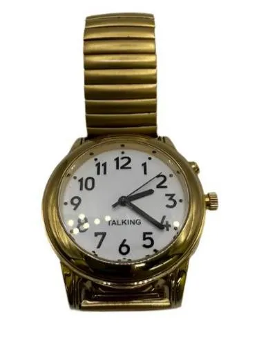 Used Talking Gold Expandable Talking Watch