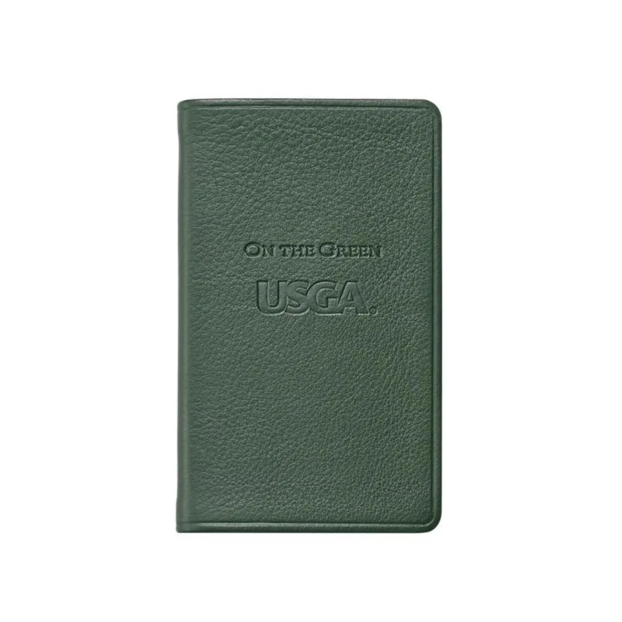 USGA on the Green Traditional Leather Bound Golf Score Book