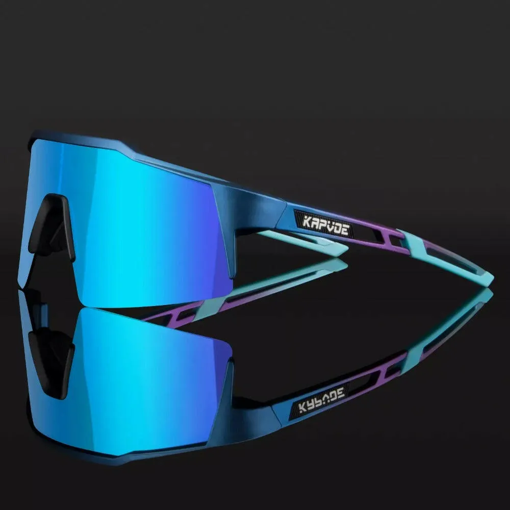 UV400 Sport Eyewear Mountain Bike Sport Cycling Glasses Outdoor Cycling Goggles  Men Cycling Sunglasses MTB Sunglasses 1lens