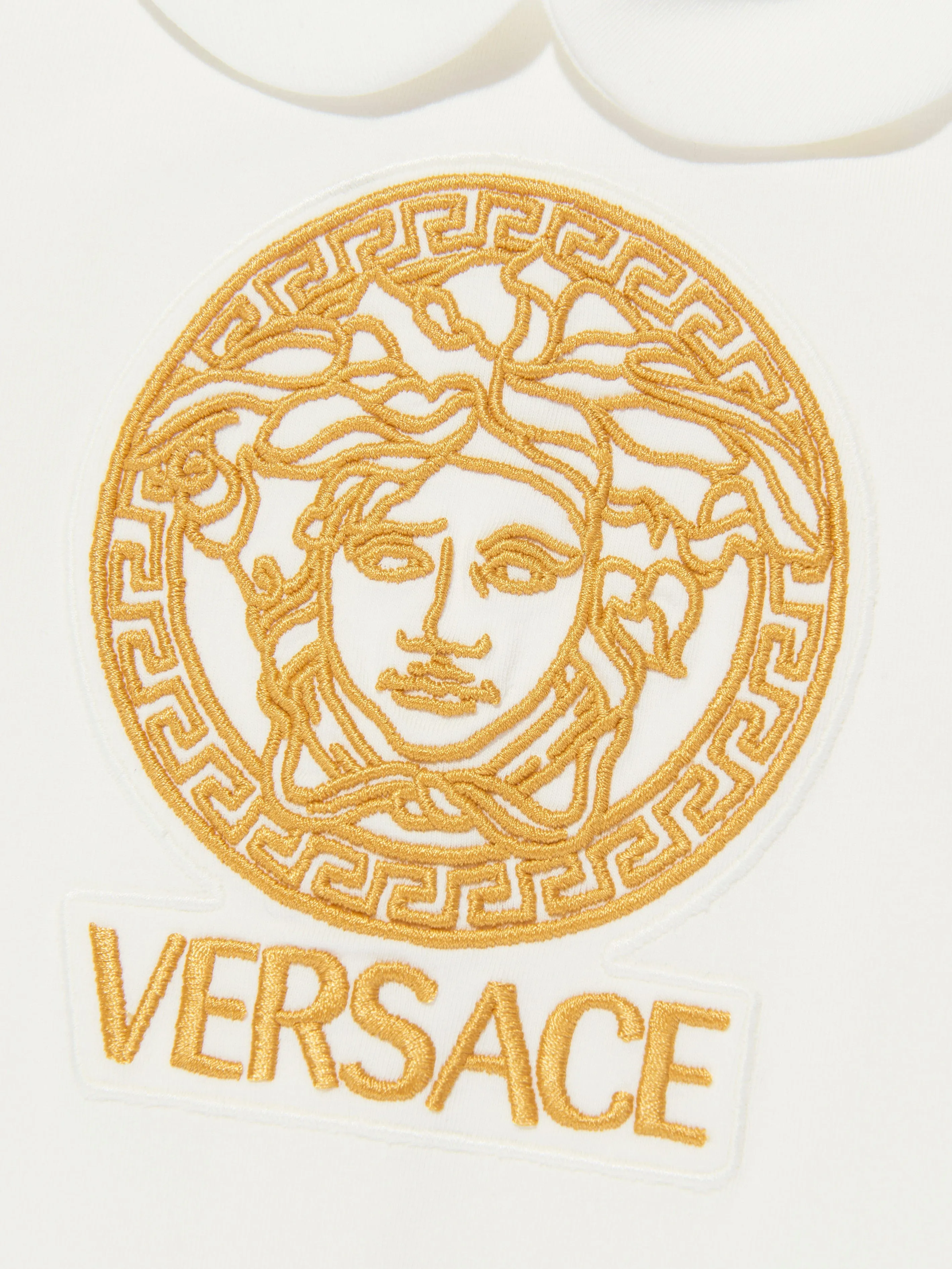 Versace Baby Logo Babygrow in White