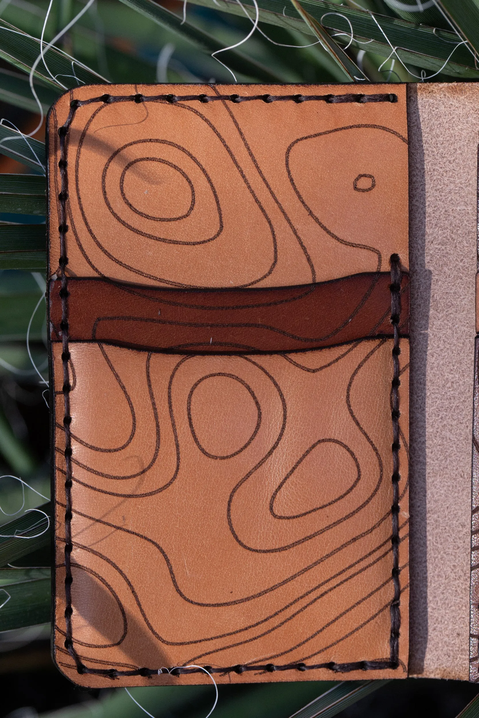 Vertical Wallet - Topo Russet