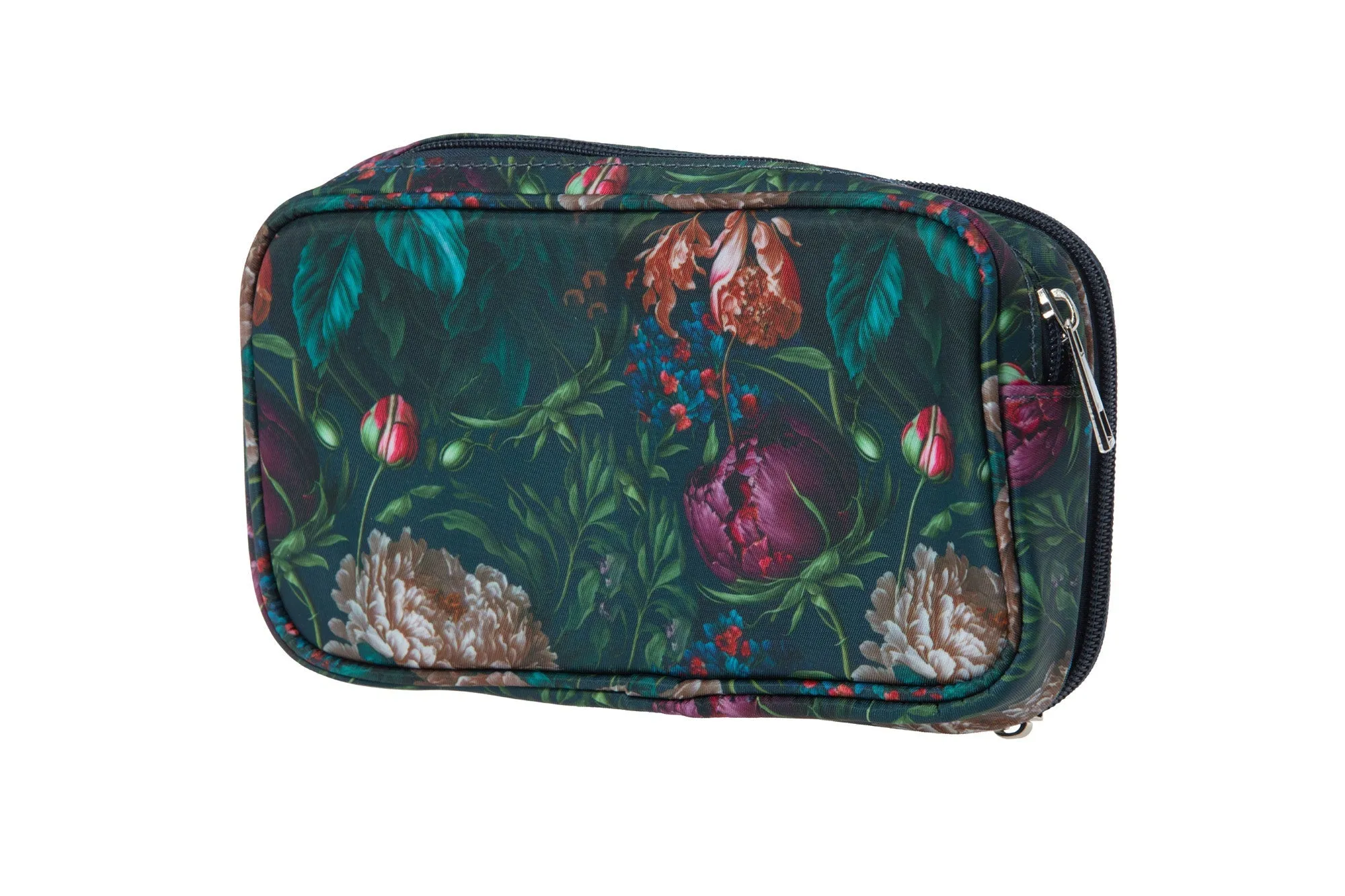 Vintage Floriade Vintage Bouquet Makeup Cosmetic Bag