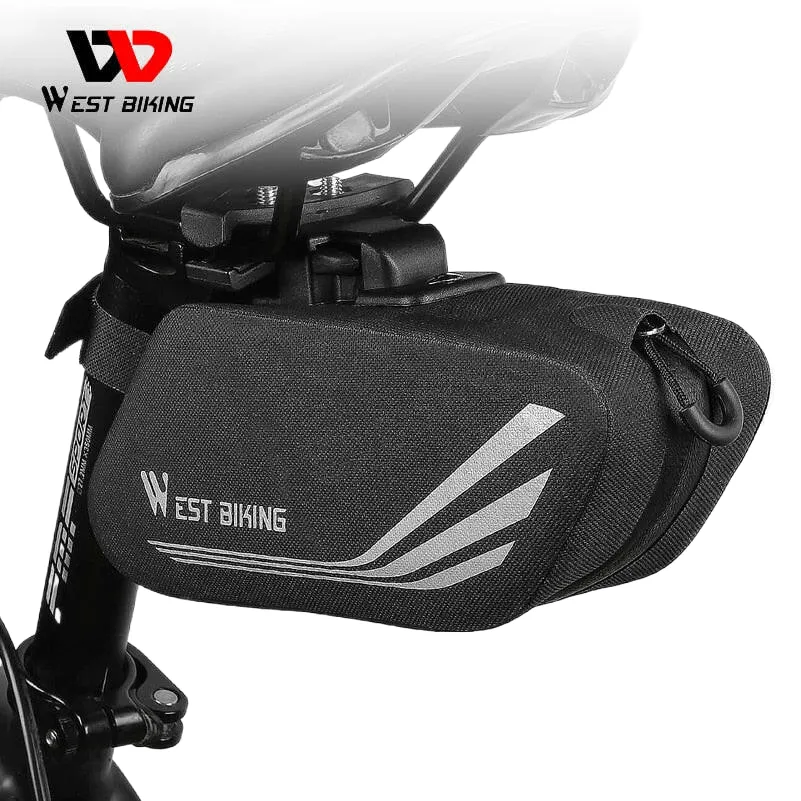 Waterproof Bicycle Bag Portable TPU Reflective Seatpost Saddle Bag MTB Road Bike Rear Seat Bag Cycling Accessories