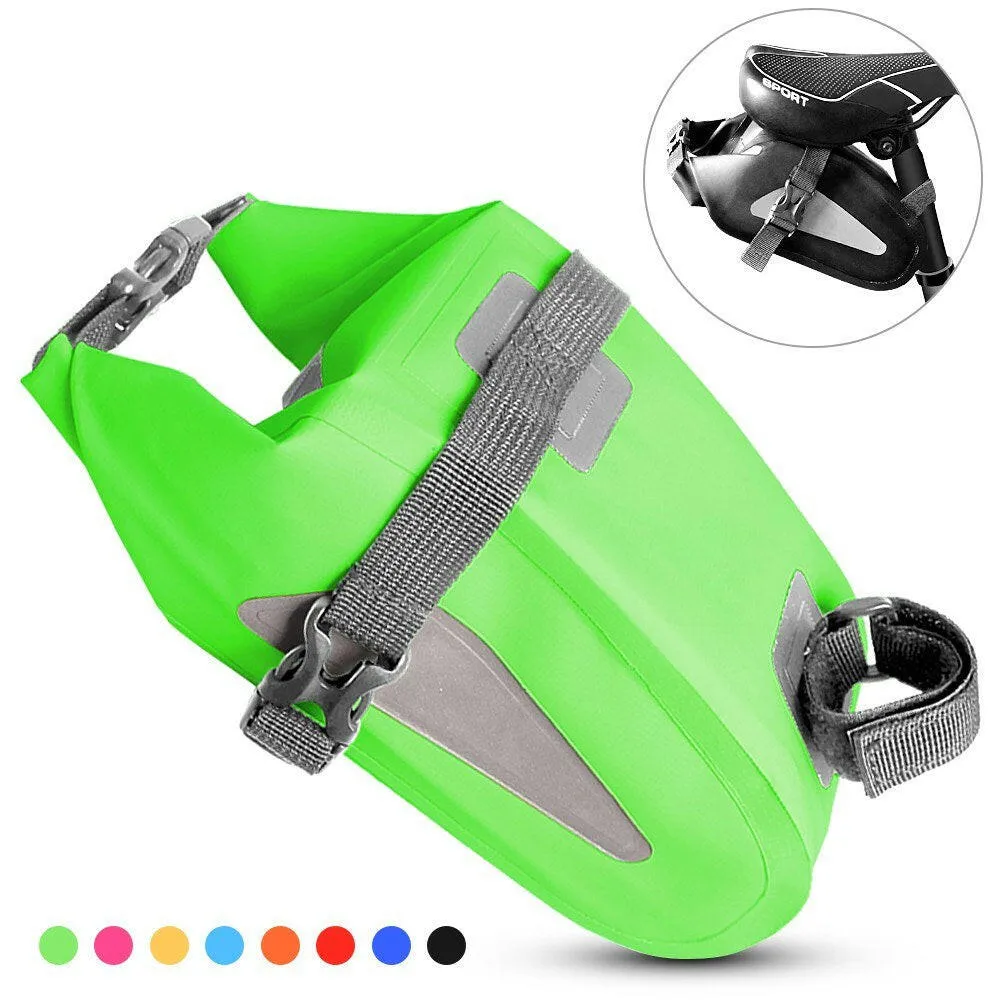 Waterproof Bicycle Bag Reflective Cycling Rear Seat Post Bag Large Capacity Tail Rear Bag MTB Road Bike Bag Bicycle Storage Bag  Bike Accessories