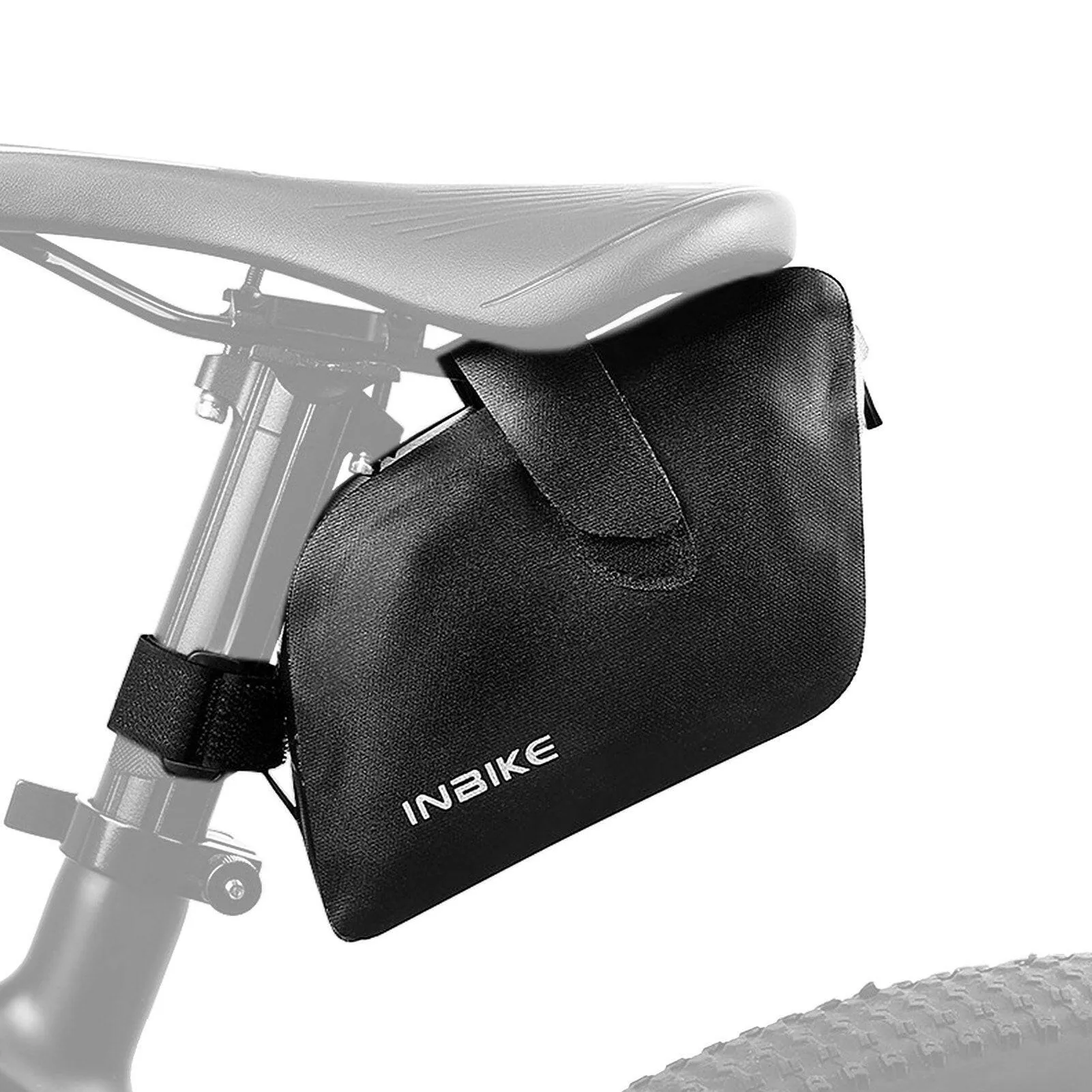 Waterproof Bicycle Saddle Bag Reflective Bike Seat Bag Solid Cycling Rear Seat Post Bag Tail Rear Bag MTB Road Bike Bag Bicycle Storage Bag