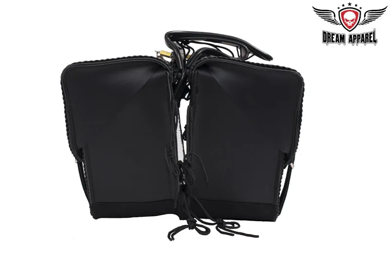 Waterproof PVC Motorcycle Saddlebag with Gun Holsters