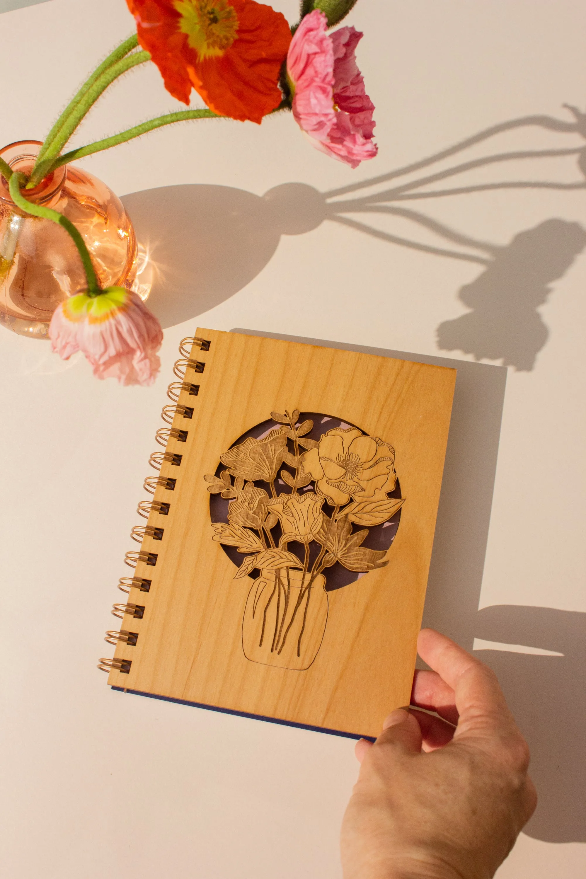 Wildflowers In Mason Jar Journal