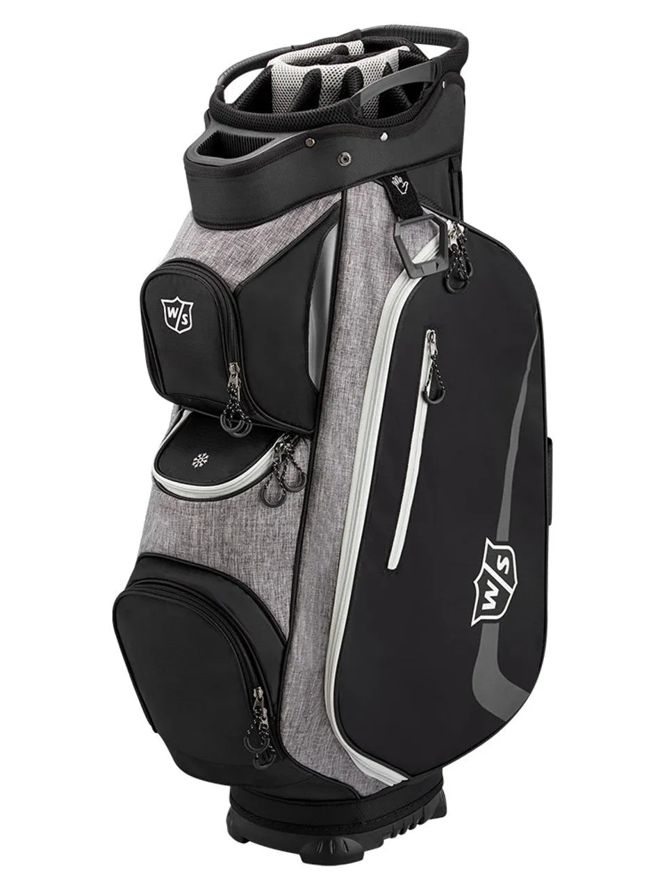 Wilson Staff Xtra Cart Bag Black/Grey/White