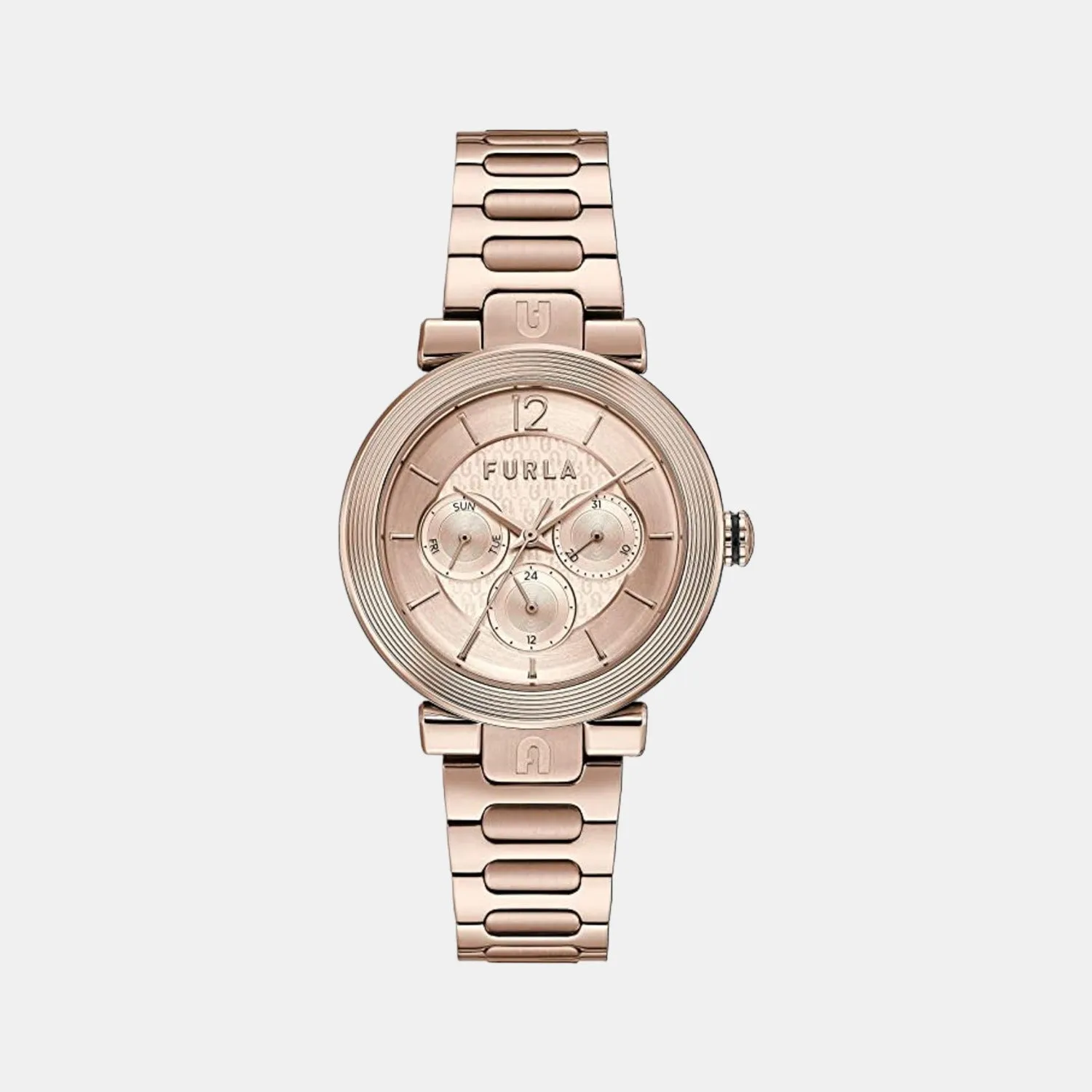 Women Leather Chronograph Watch WW00011006L3