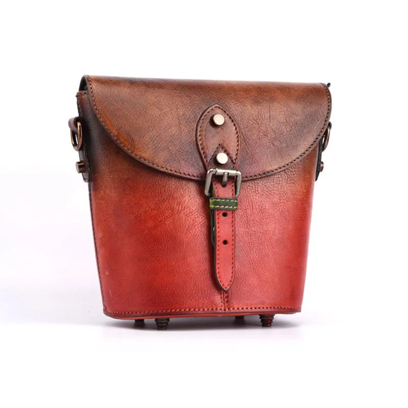 Women Satchel Bag Brown Leather Bucket Bag Crossbody Bags for Women