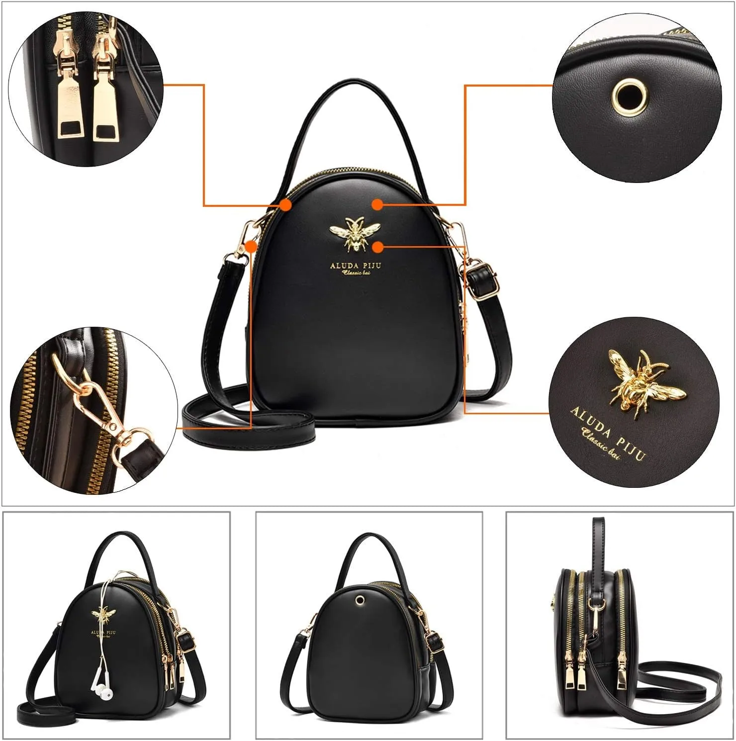 Women's Stylish Small Crossbody Shoulder Bag & Wallet