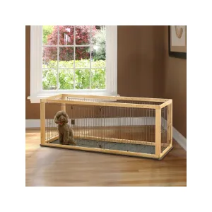 Wooden Expandable Pet Crate