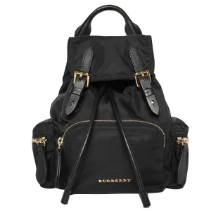 Y2K Burberry Nylon Mini Backpack Rucksack Handbag- Black