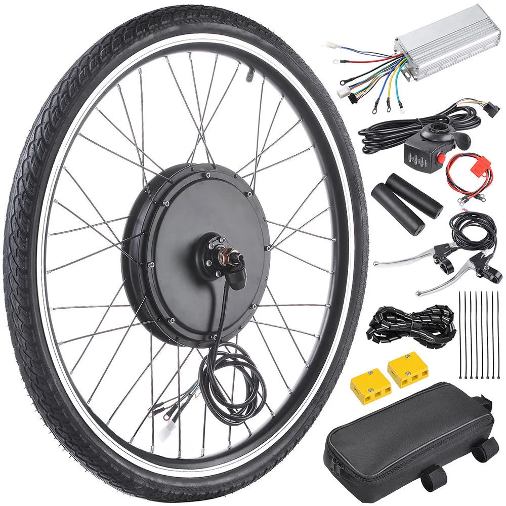 Yescom Brushless Electric Bicycle Engine, 48v 1000w Front Wheel Hub Motor Kit