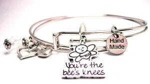 Youre The Bees Knees Expandable Bangle Bracelet Set