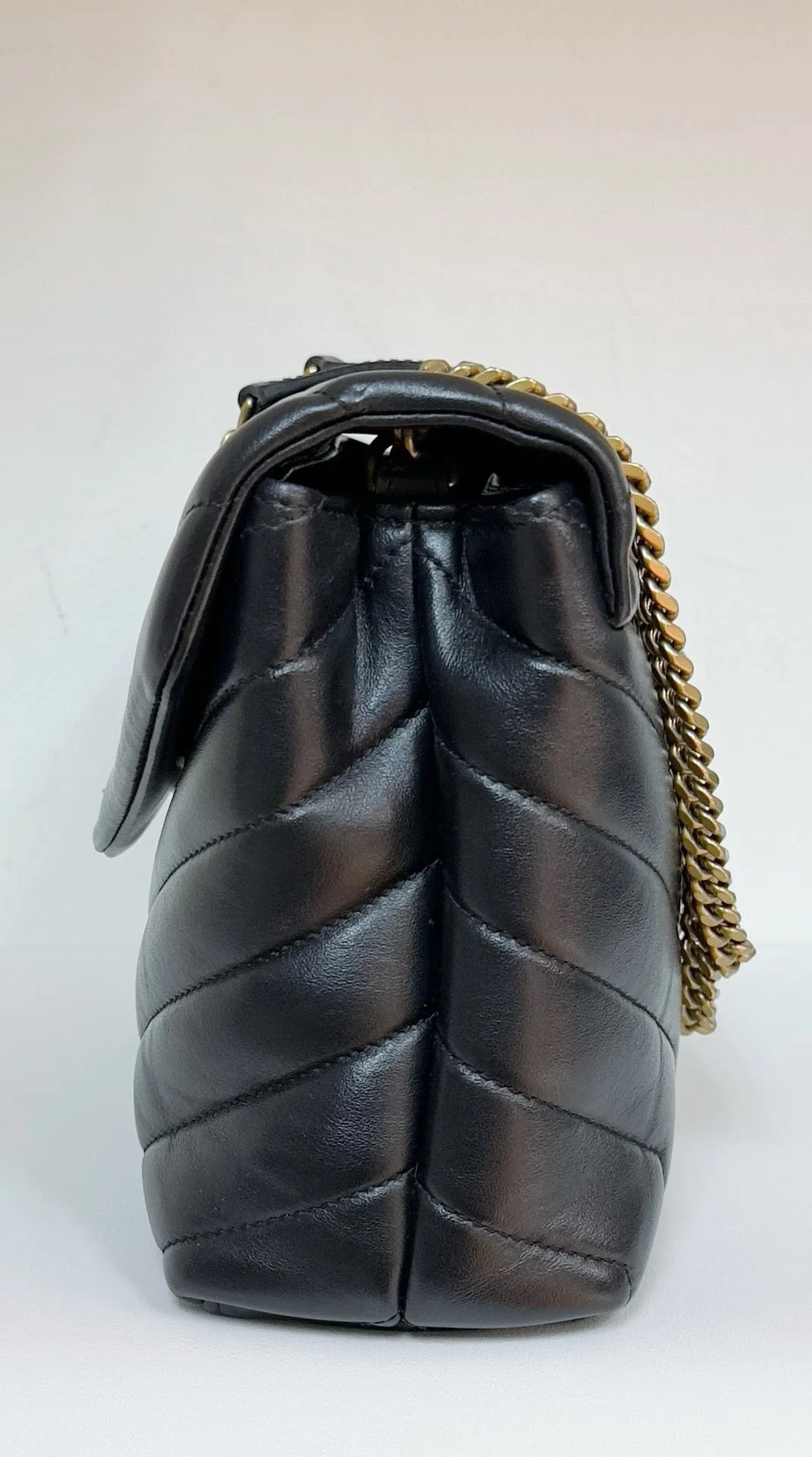 YSL Black Small Loulou Shoulder Bag GHW 2021 Year